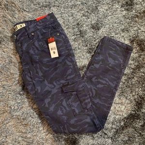 Navy Camo Cargo Pants